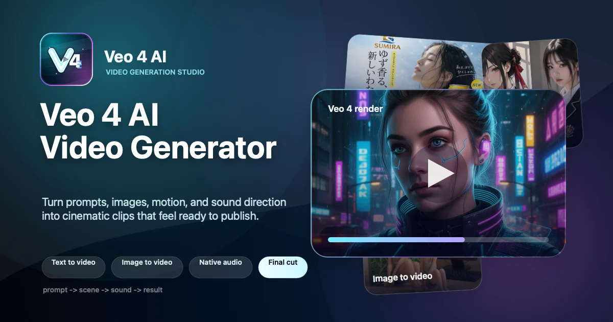 Veo 4 AI Video Examples & Source Prompts